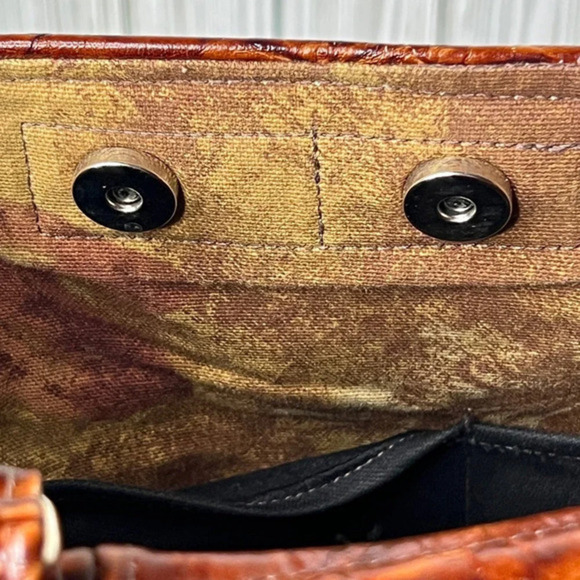 Bamzi Bag Leather‎ Embossed Tote Bag Pockets - Picture 10 of 15